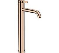 hansgrohe Axor One mitigeur lavabo 48002300 projection 180mm, garniture de vidange déverrouillable, or rouge poli