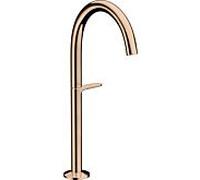 hansgrohe Axor One mitigeur lavabo 48030300 saillie 165mm, pour vasque à poser, avec push-open garniture de vidange , or rouge poli