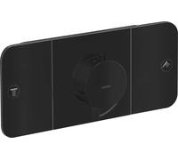 hansgrohe AXOR One Module thermostatique encastré pour 2 consommateurs, 45712670, Couleur: noir mat