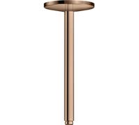 hansgrohe AXOR One Raccord plafond 300 mm pour pomme de douche 280 1 jet, 48495300, Couleur: Rouge poli or