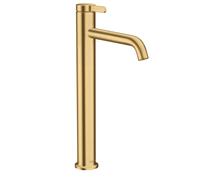 hansgrohe AXOR One robinetterie de lavabo 260 avec manette et vidage, saillie 180mm, 48002250, Couleur: Optique or brossé