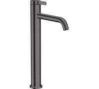 hansgrohe AXOR One robinetterie de lavabo 260 avec manette et vidage, saillie 180mm, 48002340, Couleur: Chrome noir brossé
