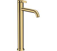 hansgrohe AXOR One robinetterie de lavabo 260 avec manette et vidage, saillie 180mm, 48002990, Couleur: Optique en or poli