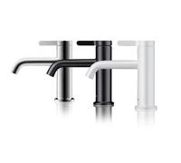 hansgrohe AXOR One robinetterie de lavabo 70 avec manette et vidage, saillie 130mm, 48001670, Couleur: noir mat
