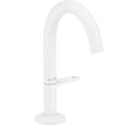hansgrohe AXOR One robinetterie de lavabo Select 140 avec vidage PUSH-Open, saillie 122mm, 48010700, Couleur: Blanc mat