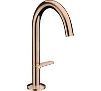 hansgrohe AXOR One robinetterie de lavabo Select 170 avec vidage PUSH-Open, saillie 140mm, 48020300, Couleur: Rouge poli or