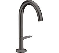 hansgrohe AXOR One robinetterie de lavabo Select 170 avec vidage PUSH-Open, saillie 140mm, 48020340, Couleur: Chrome noir brossé