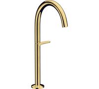 hansgrohe AXOR One robinetterie de lavabo Select 260 pour vasques avec vidage Push-Open, saillie 165mm, 48030990, Couleur: Optique en or poli
