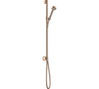 hansgrohe AXOR One Set de douche 75 1jet EcoSmart, avec raccordement mural, 48791300, Couleur: Rouge poli or