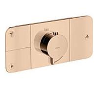 hansgrohe Axor One set de montage final 45713300 module thermostatique encastré, 3 consommateurs, or rouge poli