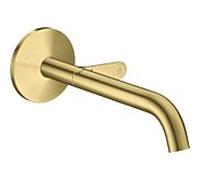 hansgrohe Axor One set de montage final 48112950 mitigeur lavabo encastré, avec bec 220mm, laiton brossé