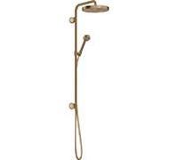 hansgrohe Axor One set de montage final 48790140 tube de douche à encastrer, avec douchette, 280mm, 1jet, bronze brossé