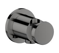 hansgrohe AXOR One unité de porte ronde, 48780330, Couleur: Chrome noir poli