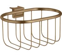 hansgrohe AXOR Panier à savon Montreux, pour tige murale Unica, 42066140, Couleur: Bronze brossé