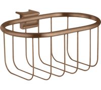 hansgrohe AXOR Panier à savon Montreux, pour tige murale Unica, 42066310, Couleur: Or rouge brossé