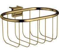 hansgrohe AXOR Panier à savon Montreux, pour tige murale Unica, 42066990, Couleur: Optique en or poli