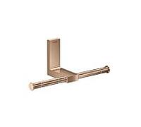 Hansgrohe AXOR Porte-rouleau papier toilette Universel rectangulaire double métal mural Rouge poli