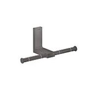 Hansgrohe Porte-papier toilette Axor Universal Rectangular double mural chrome noir brossé 42657340