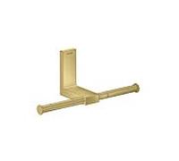 Hansgrohe Porte-rouleau papier toilette AXOR UNIVERSAL Rectangulaire métal double laiton brossé