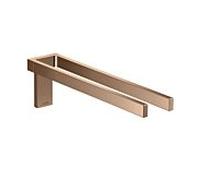 hansgrohe Axor porte-serviettes 42622300 380mm, à deux bras, fixe, or rouge poli
