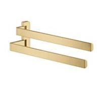 hansgrohe Axor porte-serviettes 42821250 409mm, 2 bras, pivotante , optique or brossé