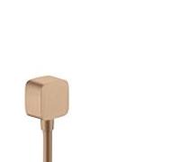 hansgrohe Axor raccord de tuyau 36731310 avec clapet anti-retour, or rouge brossé