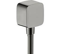 hansgrohe Axor raccord de tuyau 36731330 avec clapet anti-retour, chrome noir poli