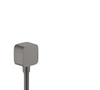 hansgrohe Axor raccord de tuyau 36731340 avec clapet anti-retour, chrome noir brossé