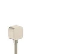 hansgrohe Axor raccord de tuyau 36731820 avec clapet anti-retour, nickel brossé