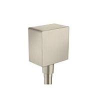 hansgrohe Axor raccord de tuyau 36732820 carré, avec clapet anti-retour, nickel brossé