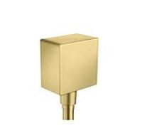 hansgrohe Raccord de tuyau Axor 36732950 carré, avec clapet anti-retour, laiton brossé