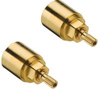 hansgrohe AXOR Rallonge de 25mm, pour corps dencastrement 3 trous pour robinetterie de lavabo, 96259000