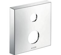 hansgrohe AXOR rosace de rallonge, carrée, 2 trous, 14967000