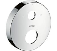 hansgrohe AXOR rosace de rallonge, ronde, 2 trous, 0-1-2, 14962000