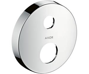 hansgrohe AXOR rosace de rallonge, ronde, 2 trous, 14961800, Couleur: aspect inox