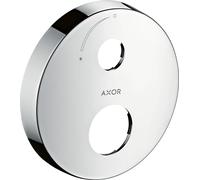 hansgrohe AXOR rosace de rallonge, ronde, 2 trous, avec flèche de réglage du débit, 14963990