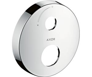 hansgrohe AXOR rosace de rallonge, ronde, 2 trous, avec flèche de réglage du débit, 14963990