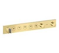 hansgrohe Axor Select kit de finition 18358950 module thermostatique encastrable, 5 consommateurs, laiton brossé