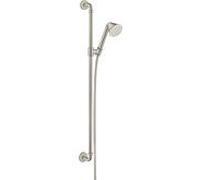 hansgrohe Axor set de douche 26023800 900mm, avec douchette 85 1jet, optique inox
