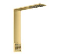 hansgrohe ShowerComposition module de douche 12593950 250x250mm, montage mural, 1jet, avec douche d'épaule, laiton brossé