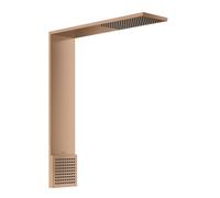 Hansgrohe Module de douche AXOR ShowerComposition 110/220 – 1 jet, saillie 424 mm – Or rouge brossé