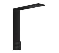 hansgrohe AXOR ShowerComposition module de douche 110/220, 1jet, avec douchette dépaule, saillie 424mm, 12593670, Couleur: noir mat