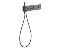 hansgrohe AXOR ShowerComposition module thermostatique Select, 2 consommateurs, 470/110, 12571330, Couleur: Chrome noir poli
