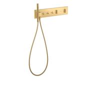 hansgrohe AXOR ShowerComposition module thermostatique Select, 3 consommateurs, 540/110, 12572250, Couleur: Optique or brossé