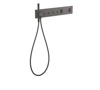 hansgrohe AXOR ShowerComposition module thermostatique Select, 4 consommateurs, 610/110, 12573340, Couleur: Chrome noir brossé