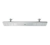 hansgrohe Axor ShowerHeaven douche de tête 1200 4jet Axor 12423340 chrome noir brossé, avec lumière m.5000 K