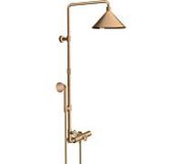hansgrohe Axor Showerpipe 26020140 avec thermostat, douche de tête 240 2jet, bronze brossé