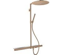 hansgrohe Axor Showerpipe 27984310 avec thermostat 800, douche de tête 350 1jet, or rouge brossé