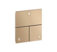 hansgrohe AXOR ShowerSelect ID robinet, 3 consommateurs, encastré, carré, 36780140, Couleur: Bronze brossé