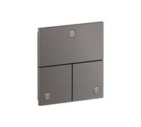 hansgrohe AXOR ShowerSelect ID robinet, 3 consommateurs, encastré, carré, 36780340, Couleur: Chrome noir brossé